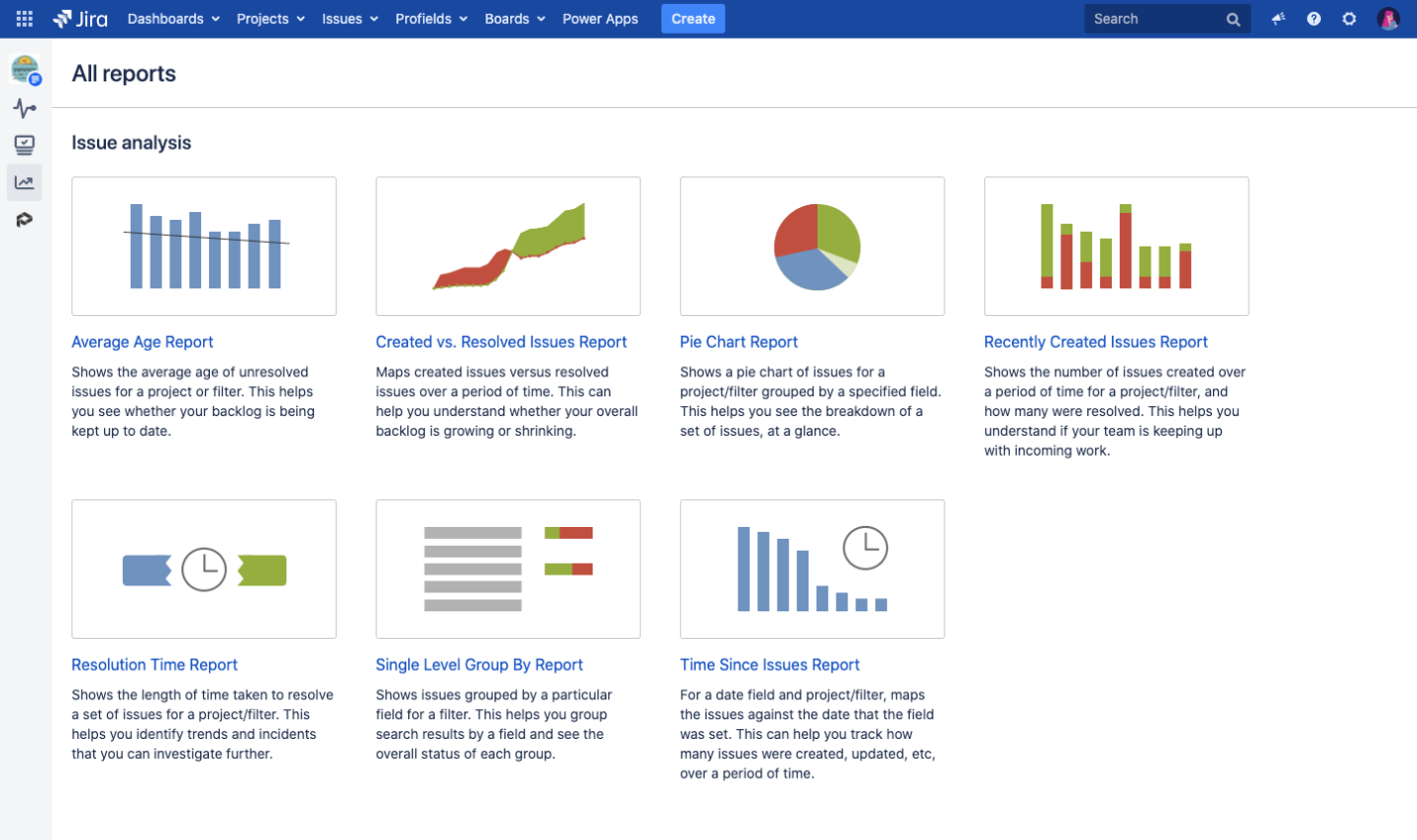 Jira Offers Many Ways of Reporting Data